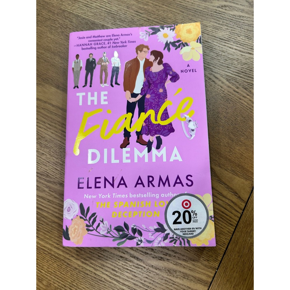 The Fiancé Dilemma by Elena Armas Paperback Romance Novel‎ Book